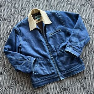 Vintage Polo Ralph Lauren Country Denim Aztec Blanket Lined Jacket Men’s‎ Medium